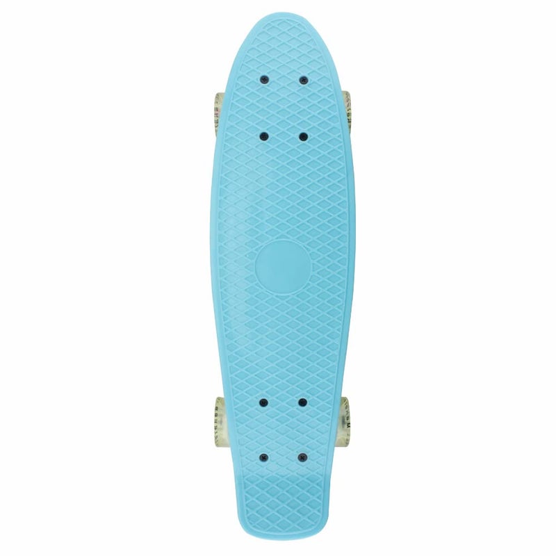 Meketec Skateboard Light Blue Complete Youth 22 inch Mini Cruiser Skateboards for Kids Boys Girls Beginners Child Toddler Teenagers Dog Age 5 to 8 (Light Blue) - Image 2